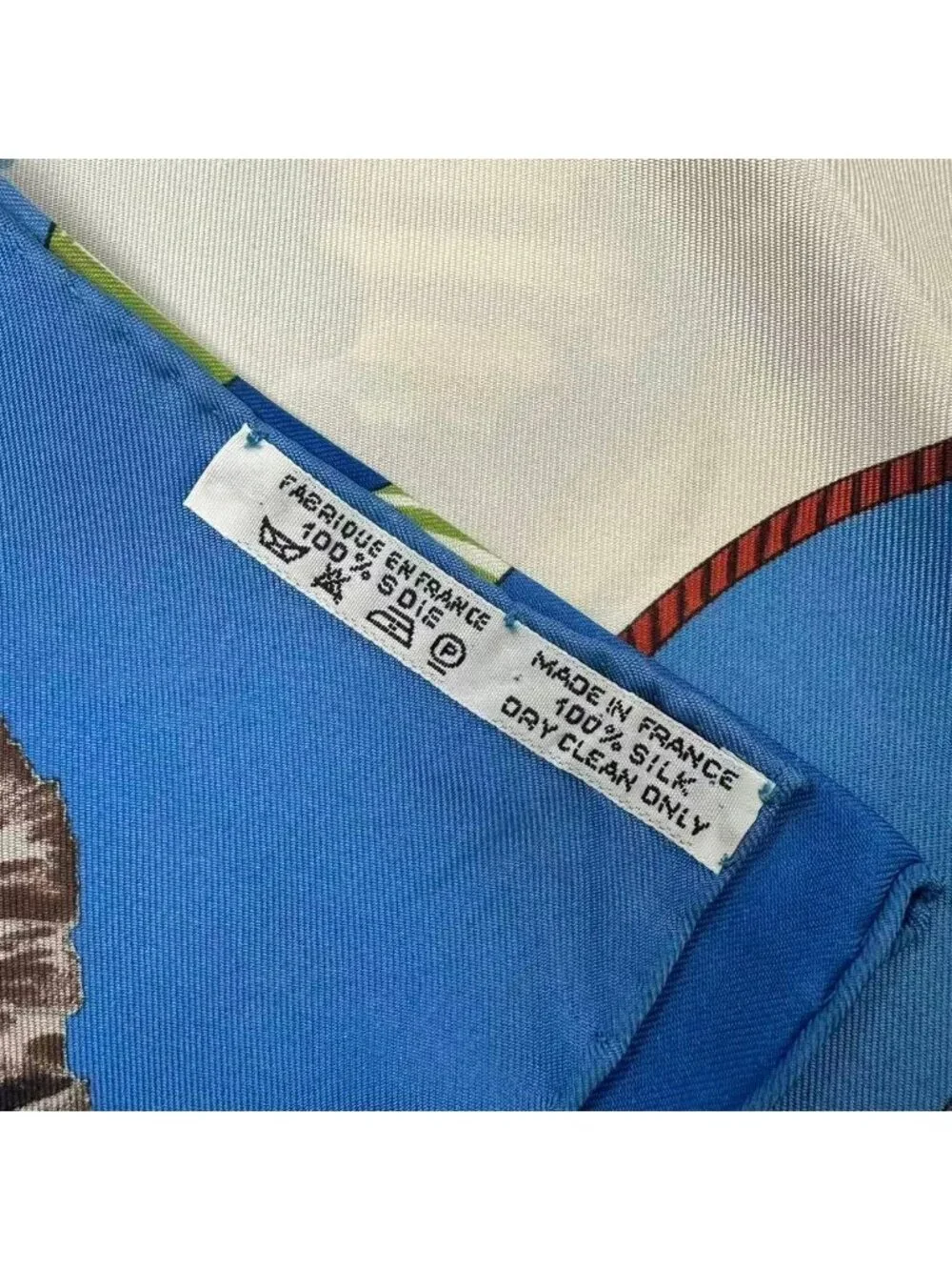 Hermes Scarf Carre 90 Feria de Sevilla Holidays in Seville Silk Blue
